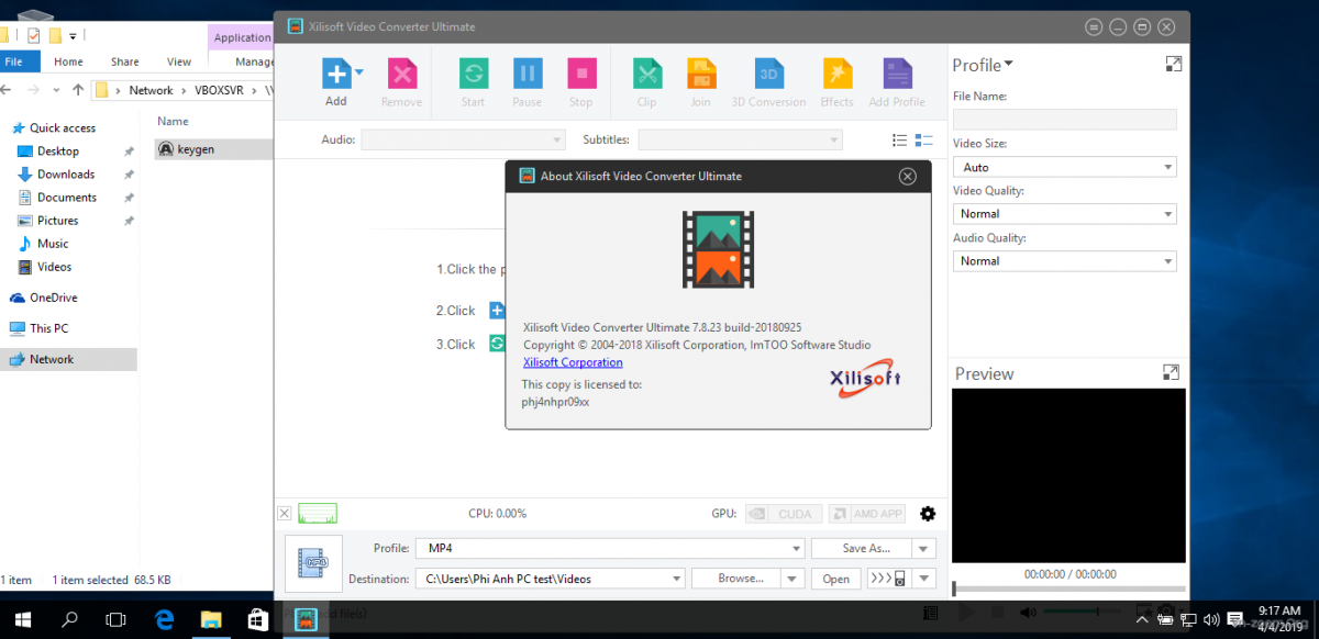 [Desktop & Văn phòng] Xilisoft Video Converter Ultimate 7.8.23 build 20180925 Full/Portable - Chuyển đổi định dạng video đa năng Test-xilisoft-1