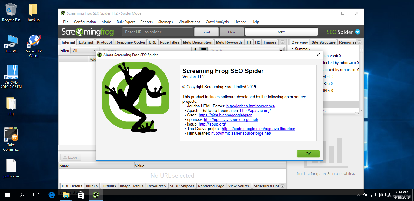 screaming frog seo spider sitemap