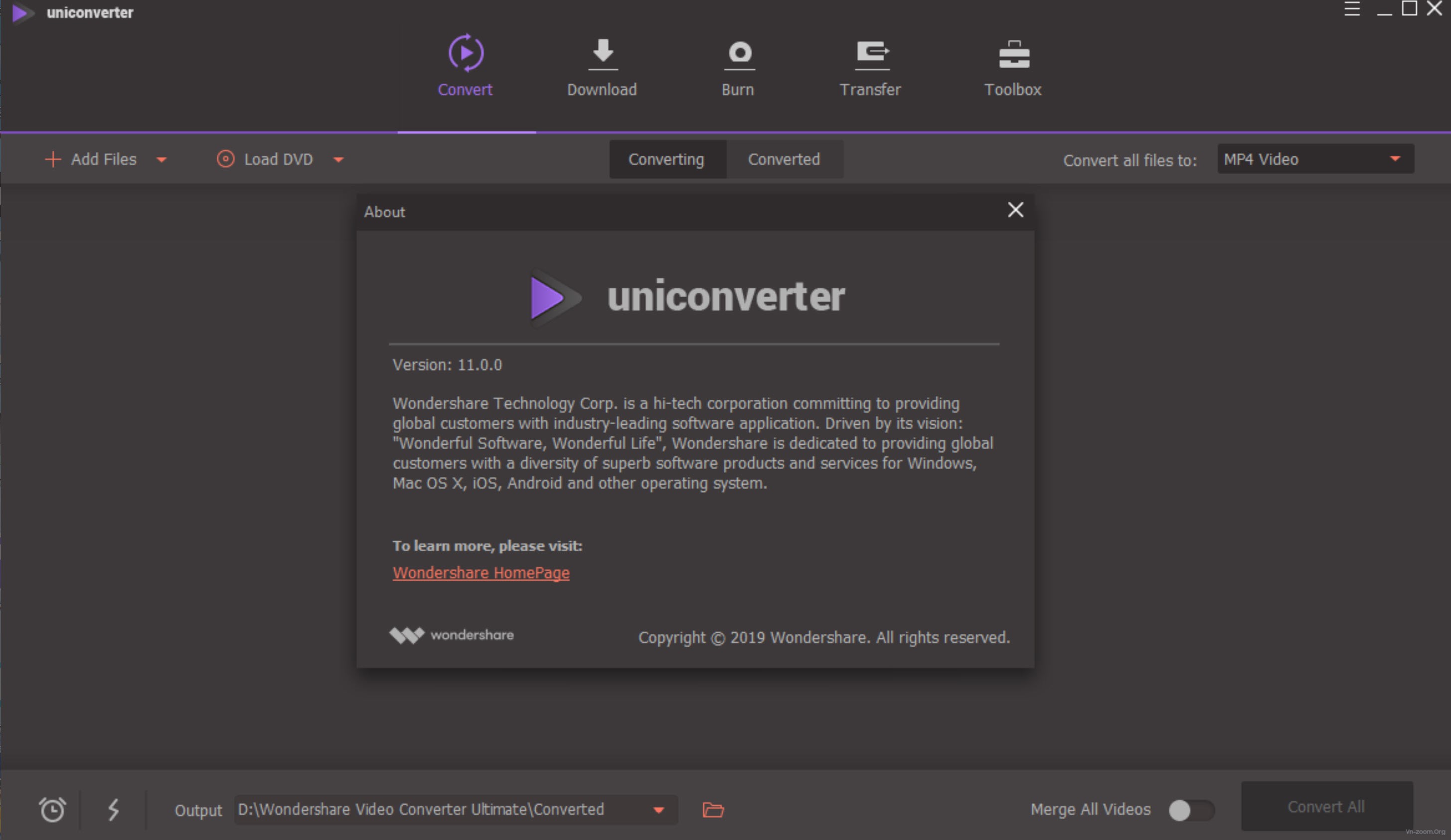 wondershare video converter virus