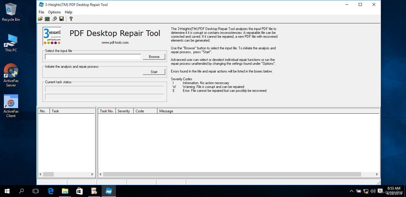 free 3-Heights PDF Desktop Analysis & Repair Tool 6.27.1.1
