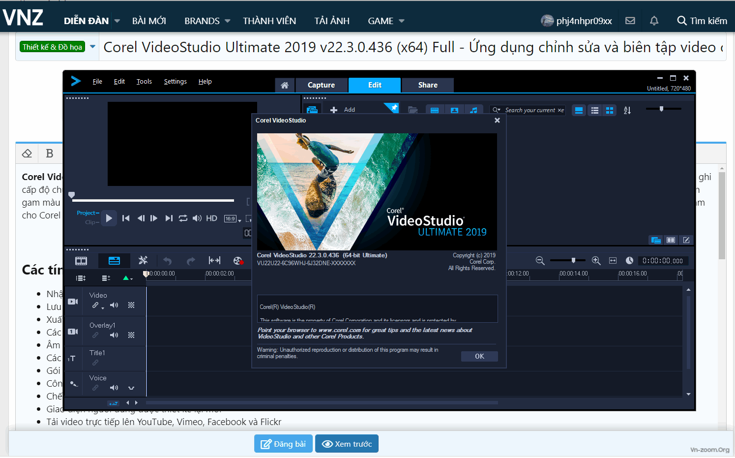 Corel VideoStudio Ultimate 2019 v22.3.0.439 (x64) Full - Ứng dụng chỉnh sửa và biên tập video cao cấp 2d604e1cf8e8df4c9