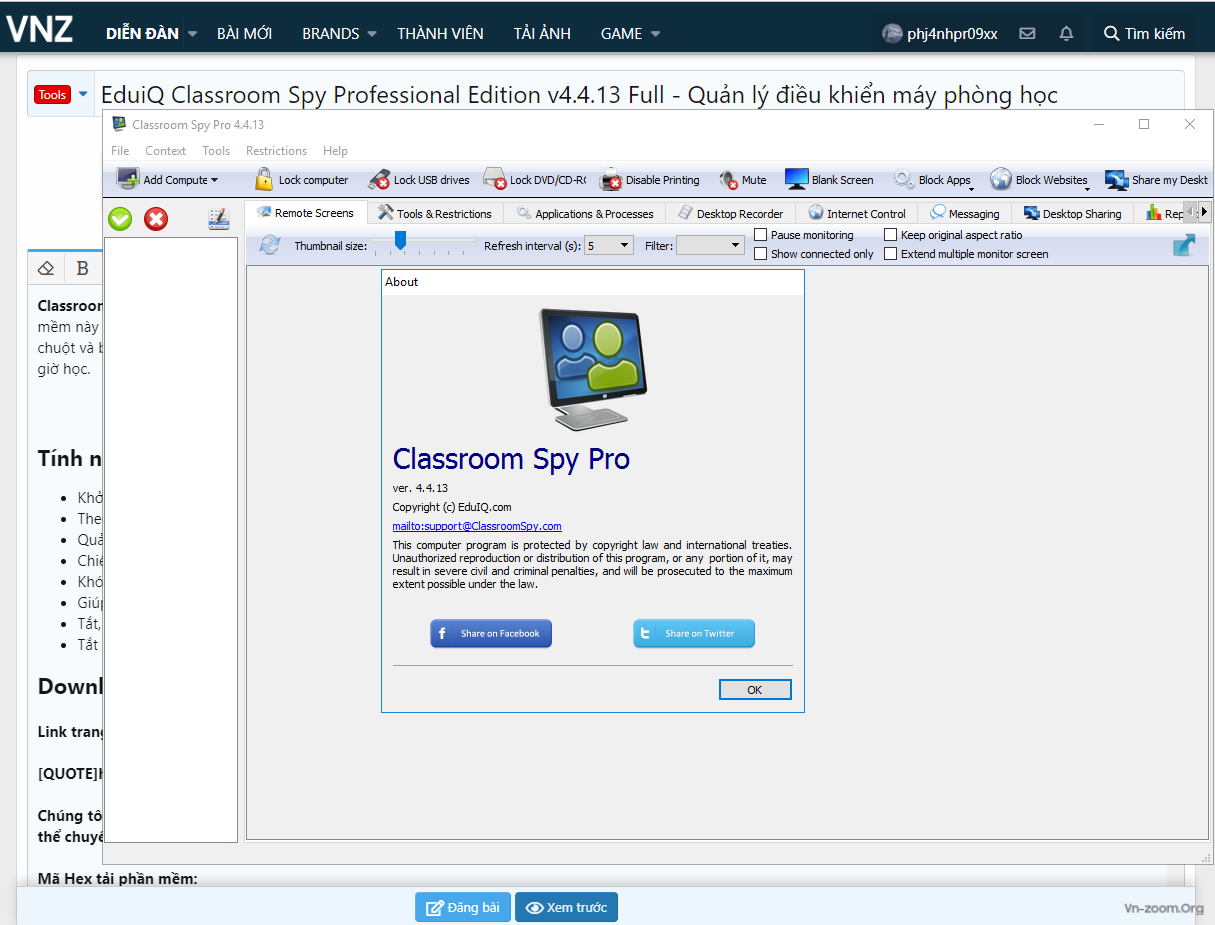 EduIQ Classroom Spy Professional 5.1.8 download the new version for windows