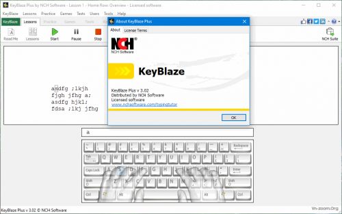 NCH KeyBlaze Typing Tutor Plus