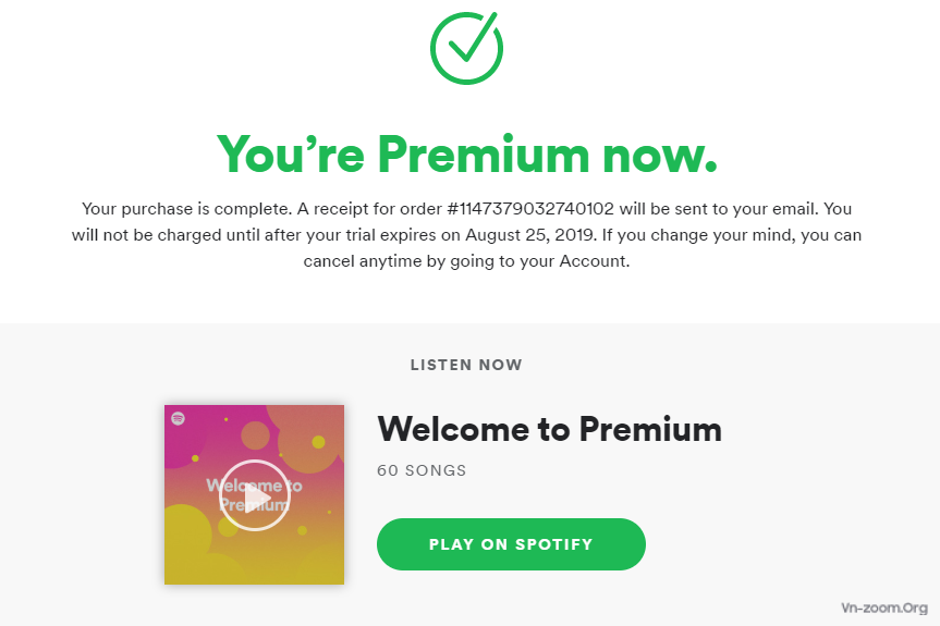[Hướng dẫn] Cách đăng kí Spotify Premium miễn phí 30 ngày không cần credit card Image43daac06b05699e4