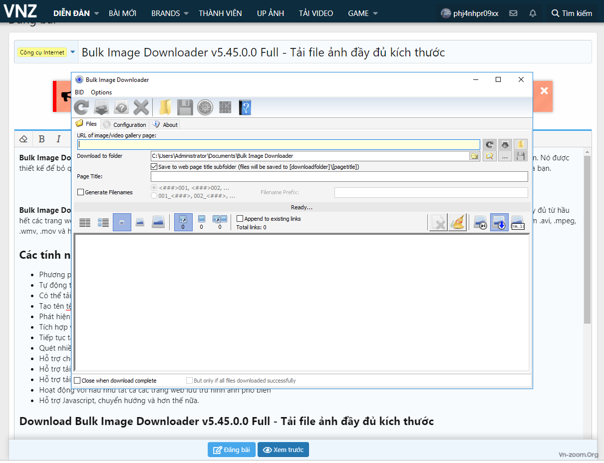 [Mega] Download Bulk Image Downloader 6.25 Full - Tải file ảnh đầy đủ kích thước 18e5f3ddde0ed16dc