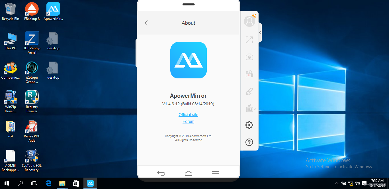 Phần mềm khác - Apowersoft ApowerMirror v1.5.9.9 Full - Chia sẻ màn hình  smartphone (Android/iOS) lên máy tính | VN-Zoom | Cộng đồng Chia Sẻ Kiến  Thức Công Nghệ và Phần Mềm
