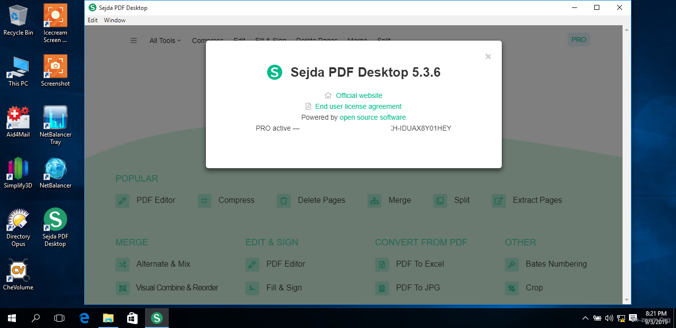 Sejda PDF Desktop Pro 7.6.5 free instals