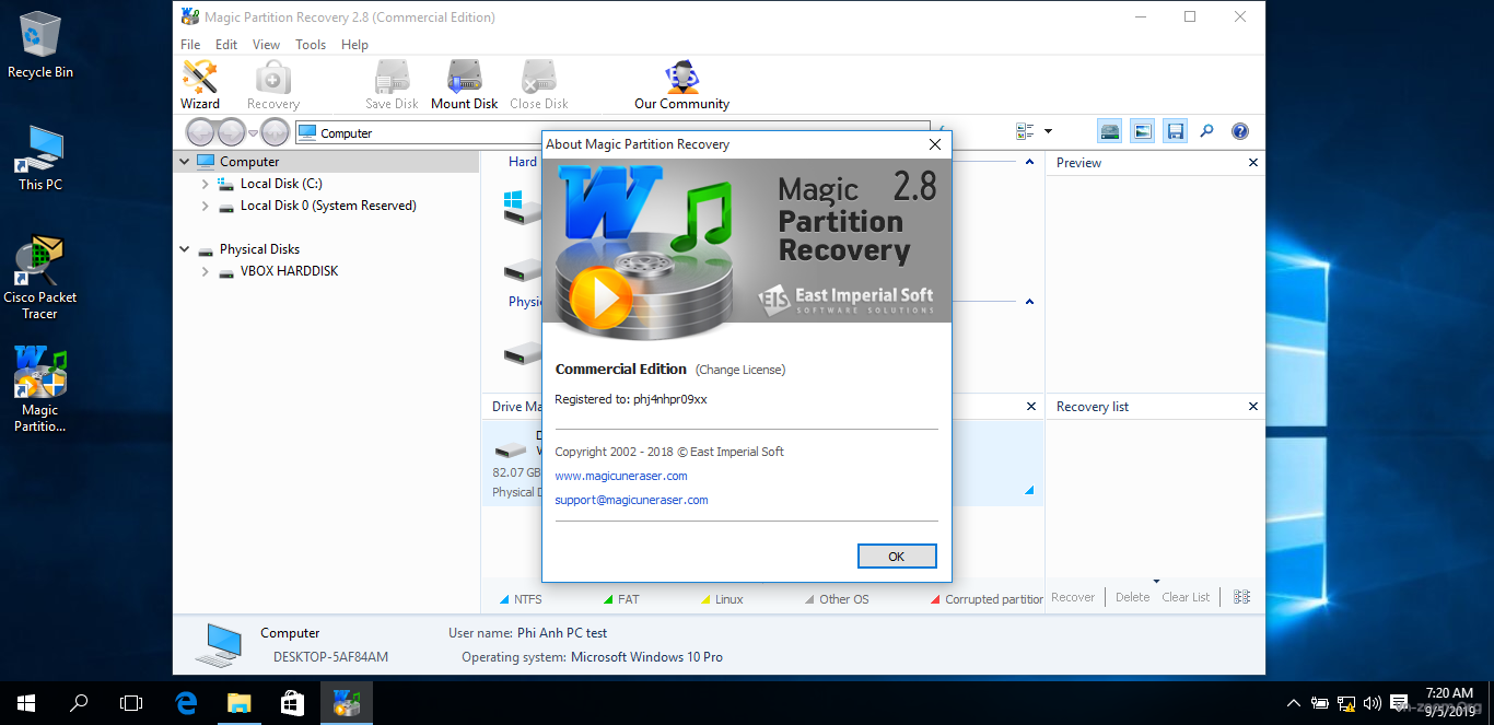 free instals Magic Partition Recovery 4.8
