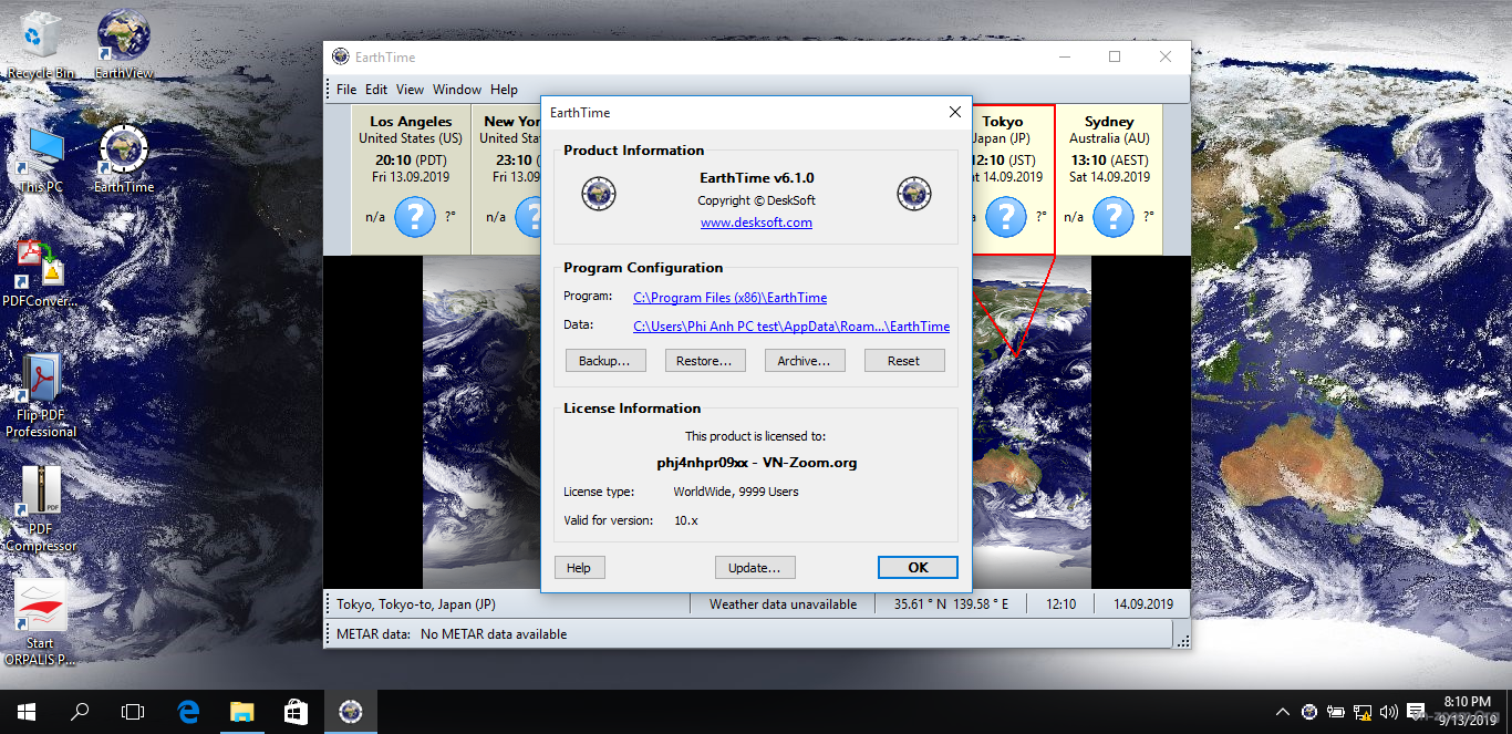 EarthTime 6.24.4 instal the new for windows