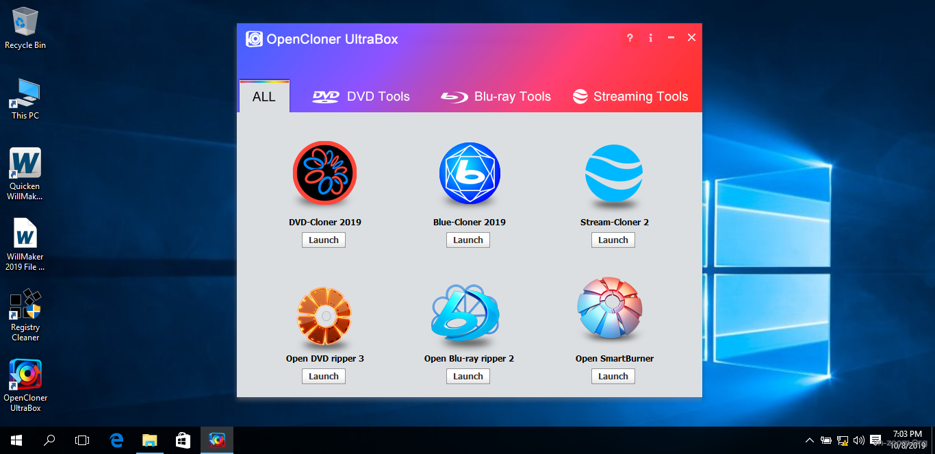Desktop & Văn phòng - OpenCloner UltraBox v2.90 Build 235 (x86/x64) Full - Bộ 6 phần mềm tạo, sao chép, chuyển đổi, trích xuất, tải video và ghi đĩa DVD | VN-Zoom |