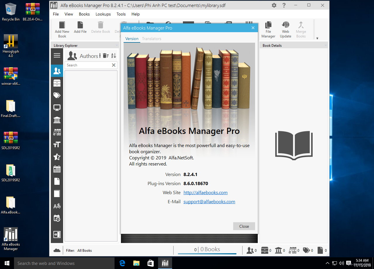 Alfa eBooks Manager Pro 8.6.20.1 instal the new version for mac