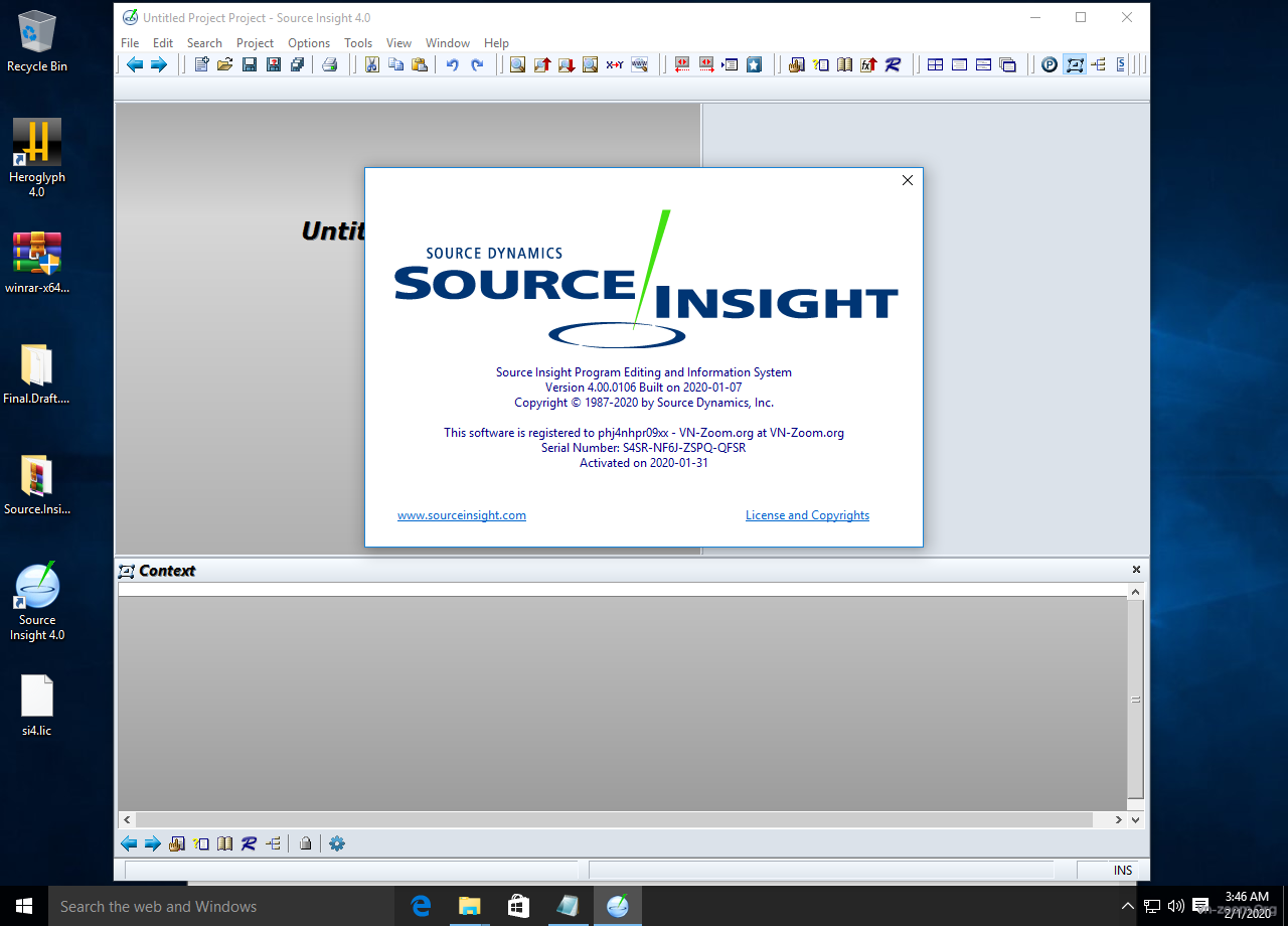 Source Insight 4.00.0131 instaling