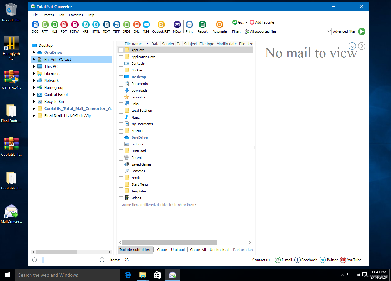 Coolutils Total Mail Converter Pro 7.1.0.617 instaling