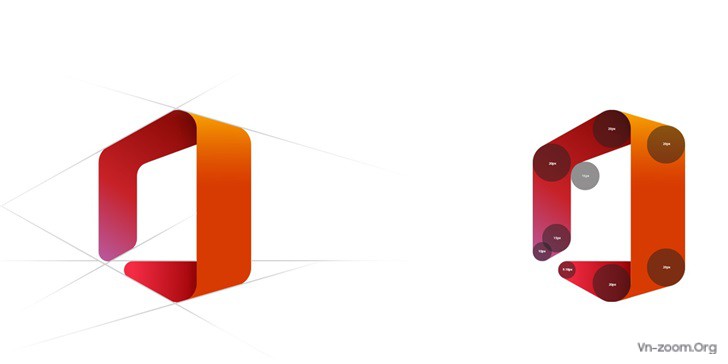 Microsoft tiết lộ quy trình thiết kế logo Office | VN-Zoom | Cộng ...