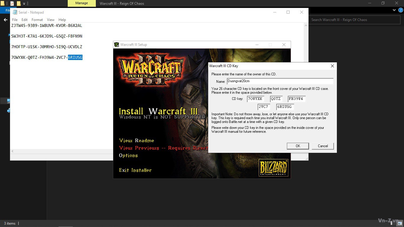 Game Miễn Phí - Warcraft 3 gốc - Dota 1 no hackmap (hướng dẫn cài đặt và chơi online bằng RGC) 2