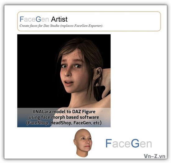 Thiết kế & Đồ họa - FaceGen Artist Pro  (x86/x64) Full - Thiết kế, tạo  khuôn mặt từ ảnh | VN-Zoom | Cộng đồng Chia Sẻ Kiến Thức Công Nghệ và