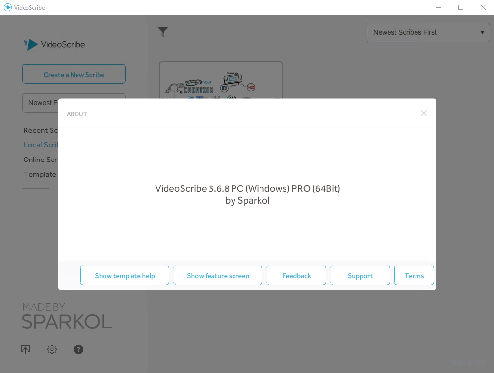 videoscribe version 2.3 is full of bug i prefer the previous version