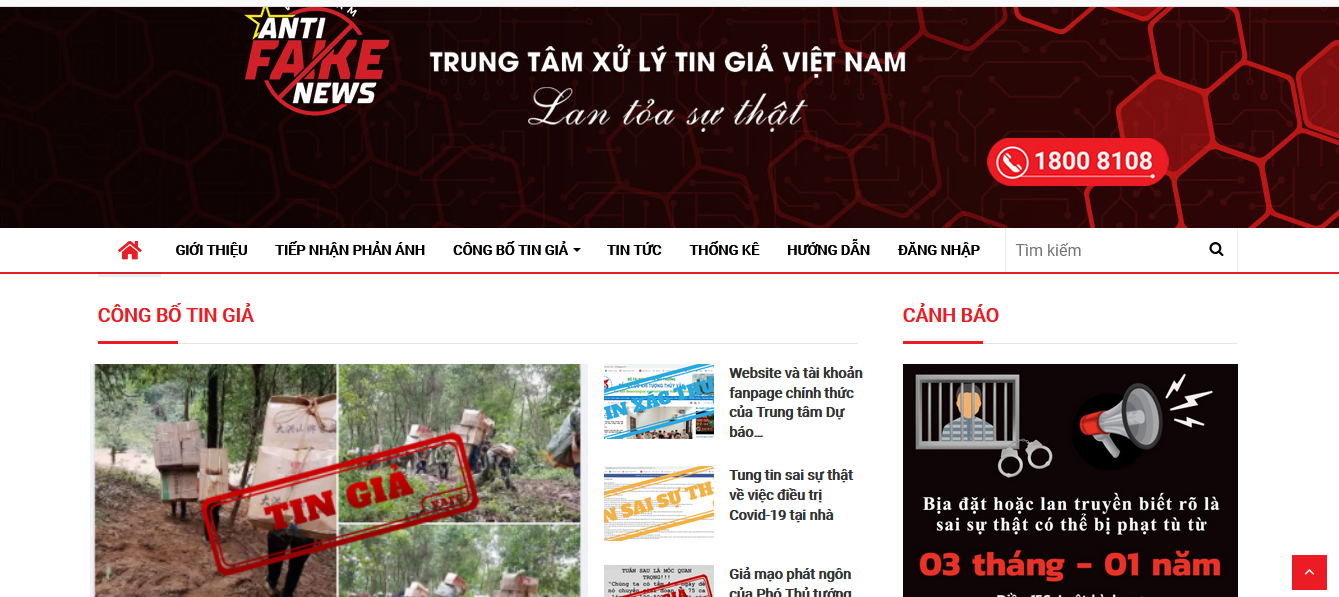 Ra mắt trung tâm xử lý tin giả Việt Nam Tingia