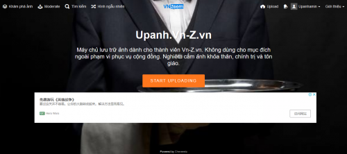 Screenshot 2021 02 21 Website Up ảnh dành cho thành viên VN Zoom (Vn Z vn)