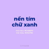 nen-tim-chu-xanh