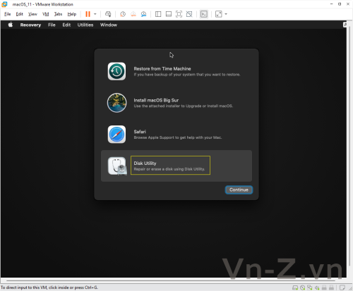 macOS on VMware 62