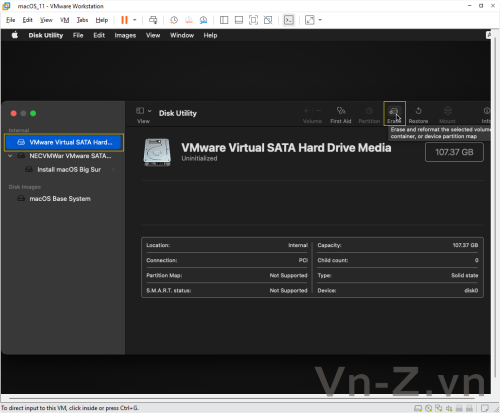 macOS on VMware 63