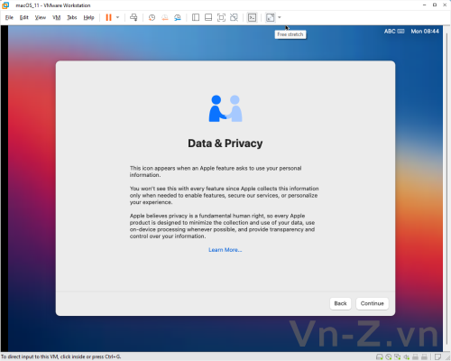 macOS on VMware 73d
