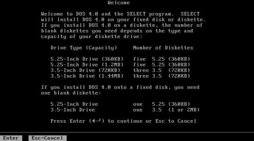 MS DOS 4.0