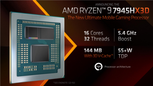 AMD Ryzen 9 7945HX3D