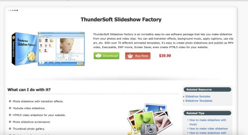 ThunderSoft Slideshow Factory